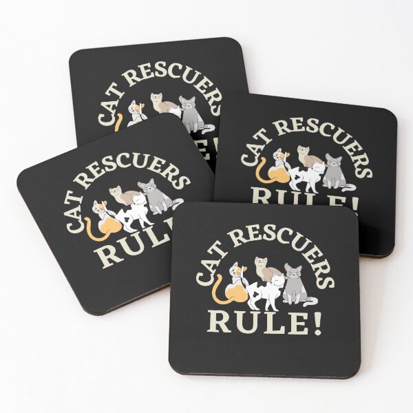 Item preview, Cat Rescuers Rule designed and sold by Brat-Cat-Shirts.
