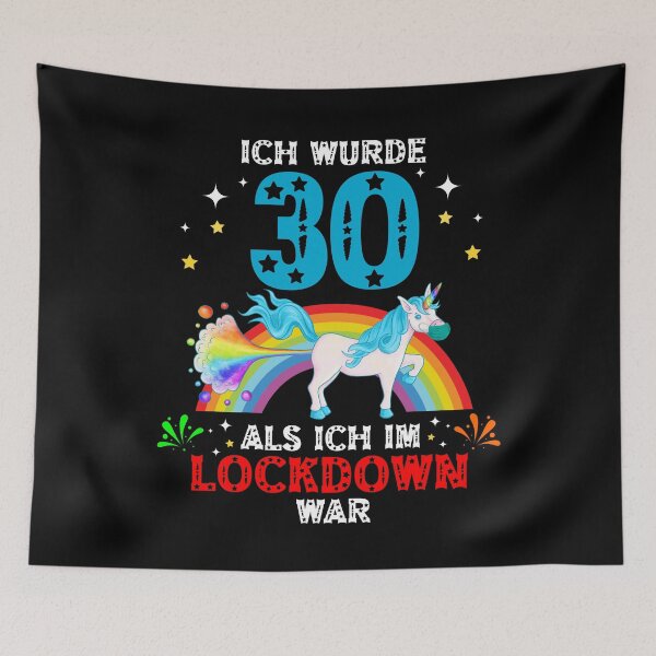 Item preview, 30th Birthday Unicorn Lockdown 30 Years Gift designed and sold by Ibu83.