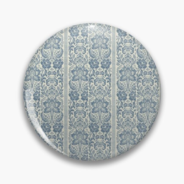 Item preview, toile blue flower design  designed and sold by Broken Antler Designs .