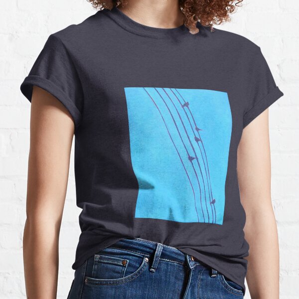 Birds, Wires 5 Classic T-Shirt