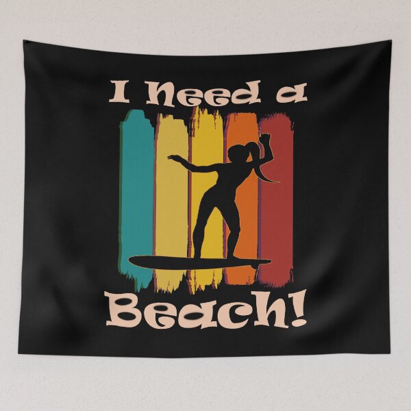 Item preview, I Need a Beach!... Hanging Ten designed and sold by Michael Pilinski.