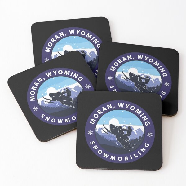 Item preview, Moran, Wyoming, Snowmobiling designed and sold by artdesignforyou.