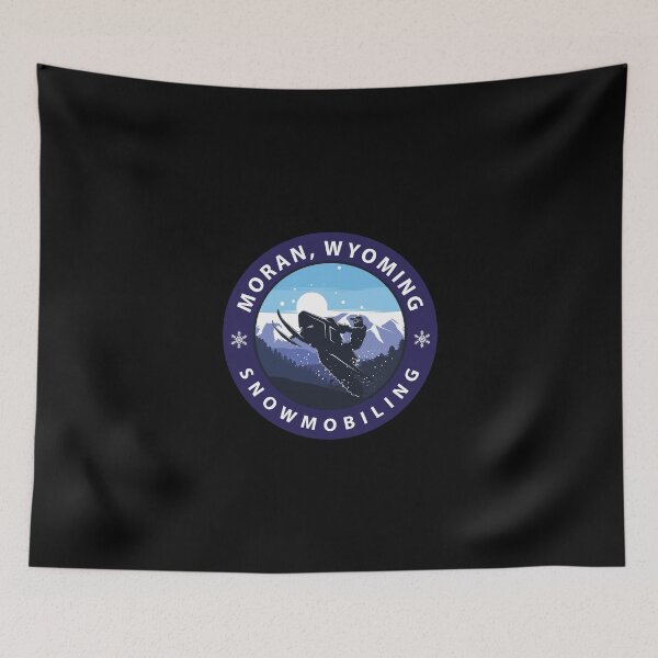 Item preview, Moran, Wyoming, Snowmobiling designed and sold by artdesignforyou.