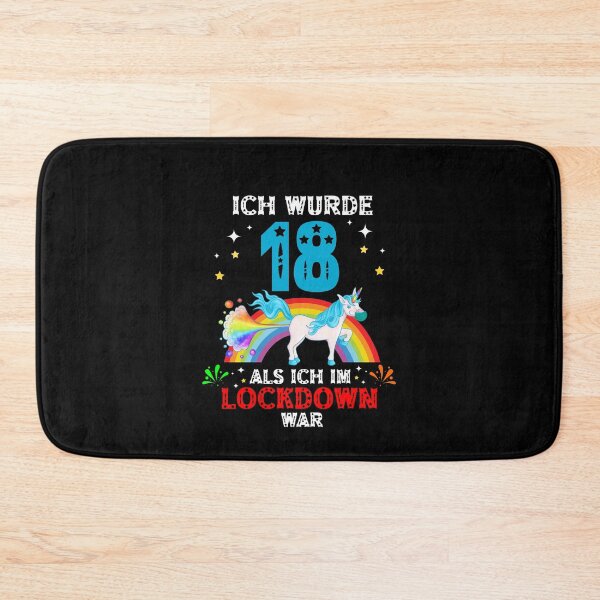 Item preview, 18th Birthday Unicorn Lockdown 18 Years Gift designed and sold by Ibu83.