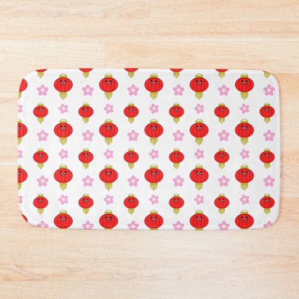 Item preview, Cute Lantern with Sakura Pattern in White Background designed and sold by Kelly Leung.