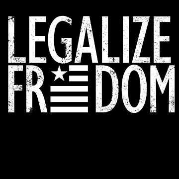 Aperçu de l'œuvre Legalize Freedom Anarcho Capitalism Libertarian Voluntarism Gear de DynamicDesign