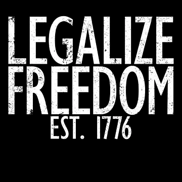 Imagen de la obra Legalize Freedom Est 1776 Anarcho Capitalism Libertarian Gear de DynamicDesign