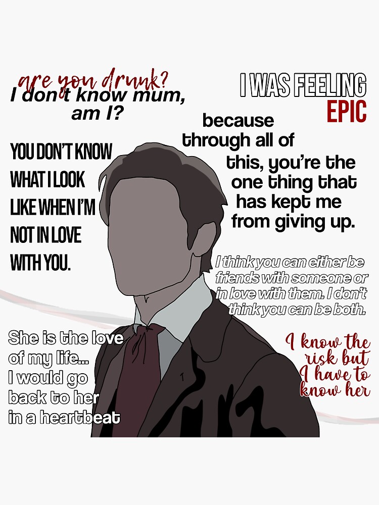 "Damon / Stefan Quotes Sticker Pack (TVD)" Sticker for Sale by
