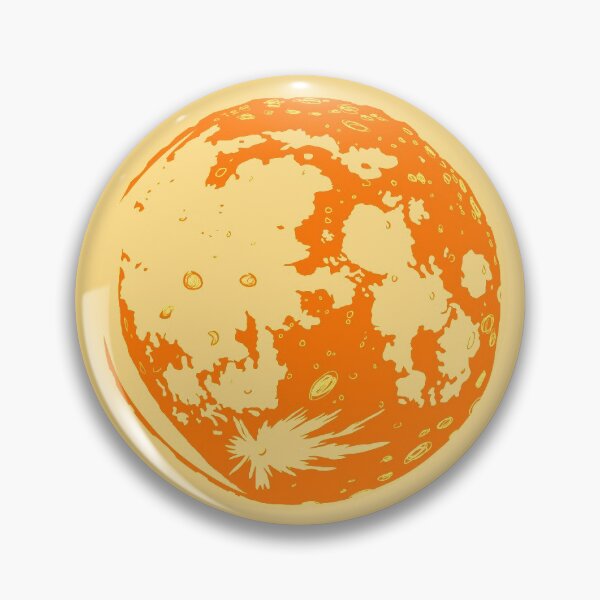 Item preview, Full Moon (Almost) Orange designed and sold by meomello.