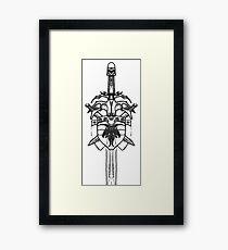 Sword and Shield Framed Print