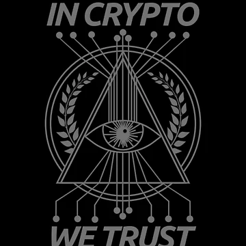 Imagen de la obra In Crypto We Trust Bitcoin Crypto Miner Cryptocurrency Gear de DynamicDesign