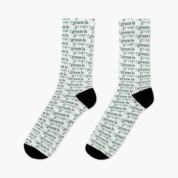 Item preview, Green is Groovy, Earth Day Retro Quote designed and sold by Ashleylcoop.