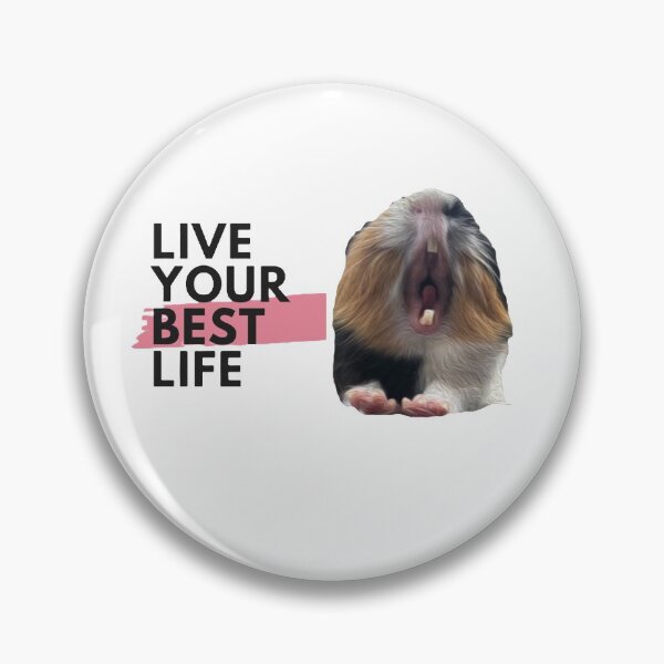 Item preview, Live your best life - guinea pig gift idea designed and sold by piafee.