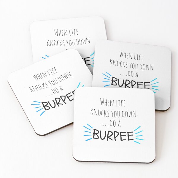 Item preview, Fitness motivation gifts - when life knocks you down do a burpee - burpees exercise quote coffee mug for personal trainer designed and sold by FirSen.