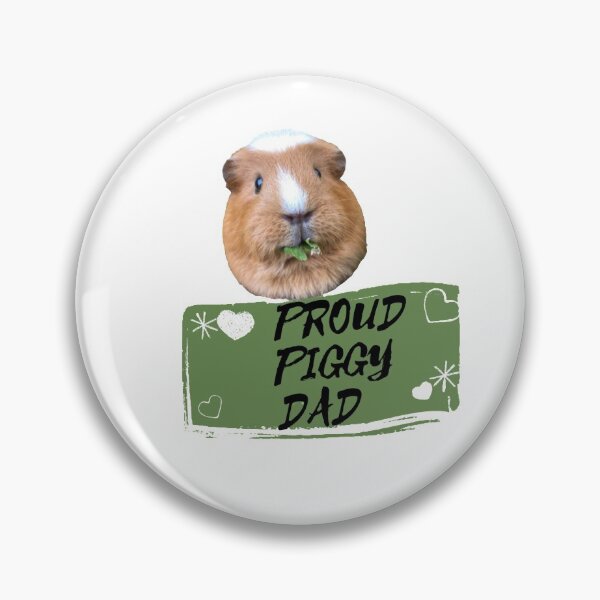 Item preview, Proud piggy dad - guinea pig gift idea designed and sold by piafee.