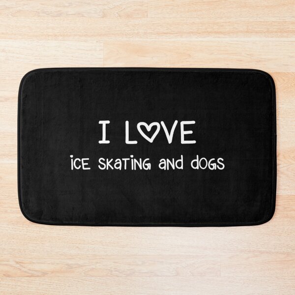 Item preview, I Love Ice Skating and Dogs designed and sold by anass002.
