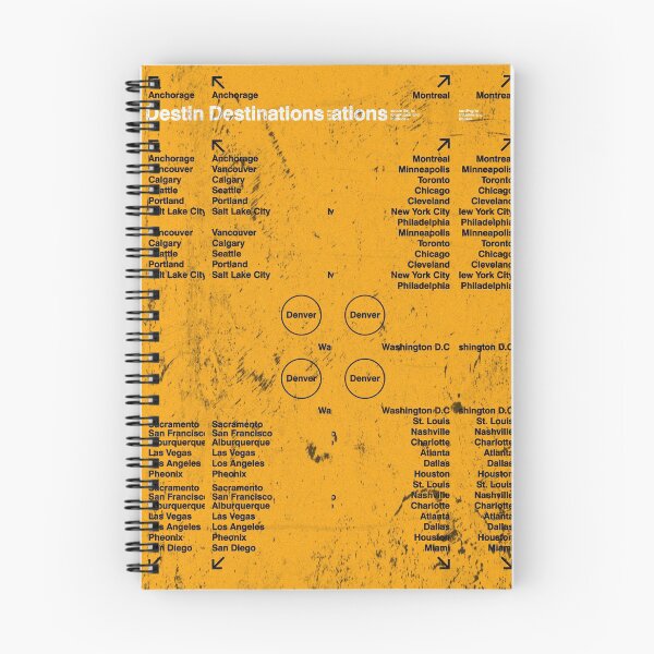 Item preview, Denver destinations poster grungy industrial designed and sold by schawnlees.