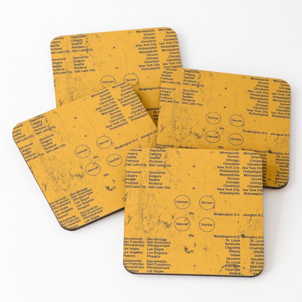 Item preview, Denver destinations poster grungy industrial designed and sold by schawnlees.