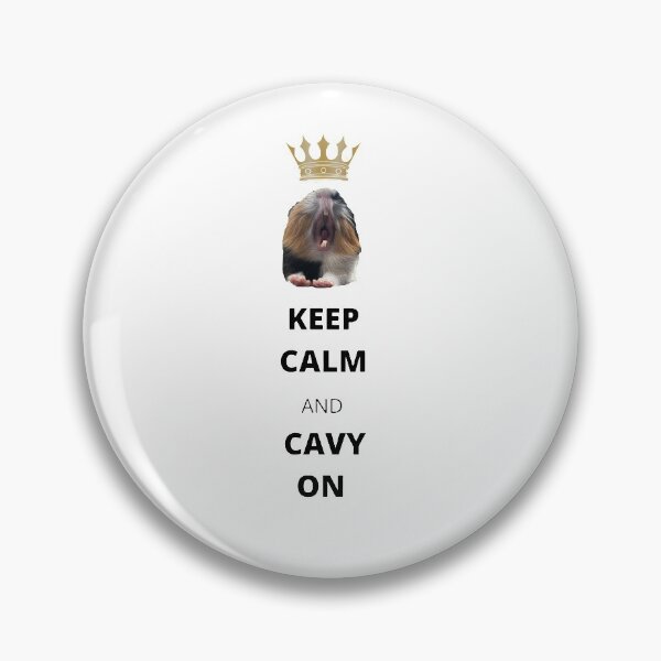 Item preview, Keep calm an cavy on - guinea pig gift idea designed and sold by piafee.