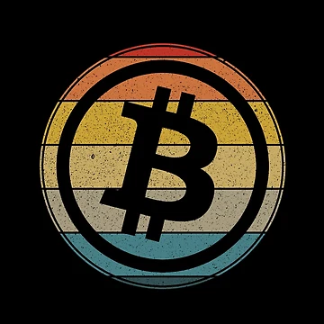 Imagen de la obra Retro Bitcoin Vintage BTC Crypto Currency Traders Bitcoin Gear de DynamicDesign