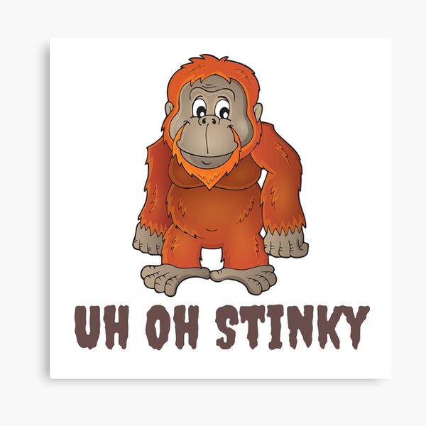 Uh Oh Stinky Canvas Prints Redbubble