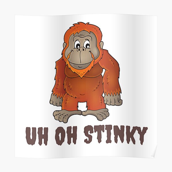 Uh Oh Stinky Posters Redbubble - uh oh stinky roblox id