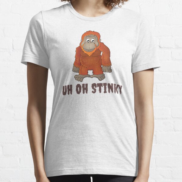 uh oh stinky poopy monkey meme Throw Pillow for Sale by cyberstyle