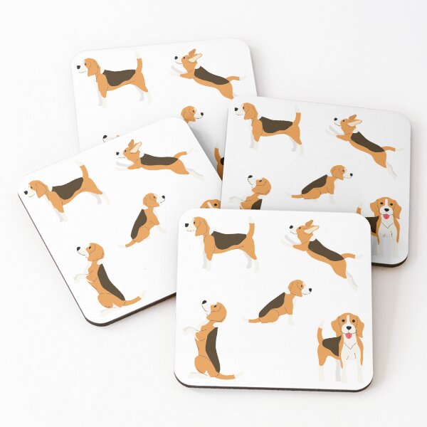 Item preview, Beagle sticker pack designed and sold by MameDesign.