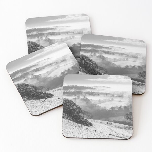 Item preview, Snowy Hills and Misty Trees designed and sold by heidipics.