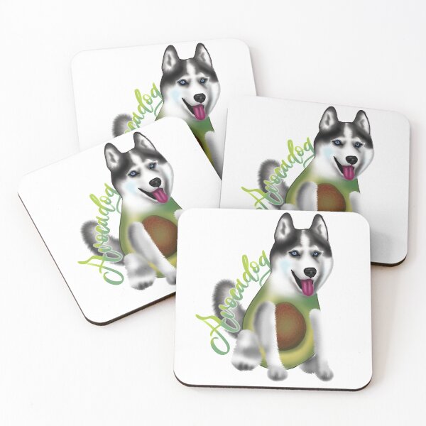 Item preview, Avocadog - Husky designed and sold by upright-sesame.
