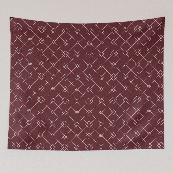 Item preview,    Geometric Pattern Zig Zag Burgundy 2 designed and sold by Antava.