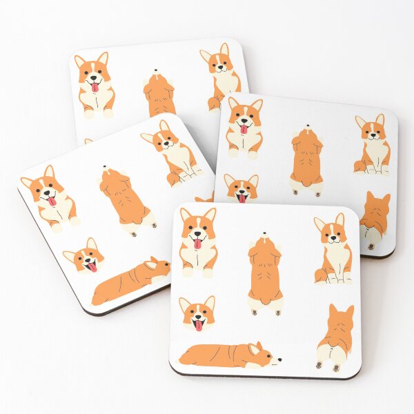 Item preview, Corgi sticker pack designed and sold by MameDesign.