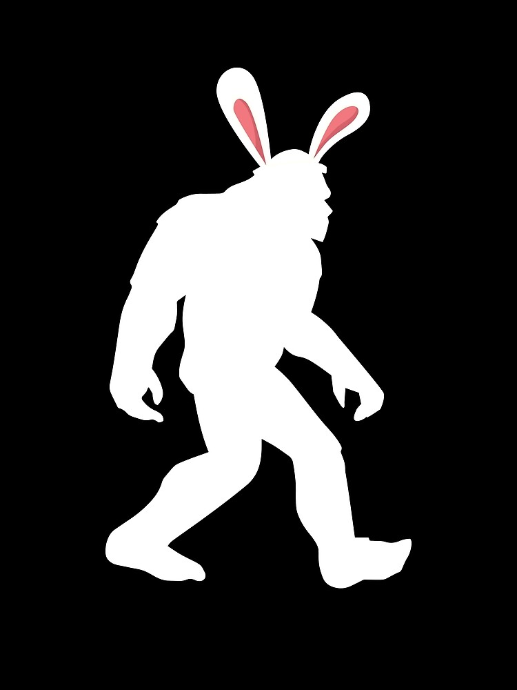 Thumbnail 3 von 3, Tuch, Easter Bunny Bigfoot Bunny Ears Sasquatch Costume Easter Gear designt und verkauft von DynamicDesign.