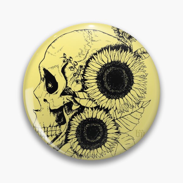 Item preview, Sunflowers and Skull designed and sold by geekfunstore.