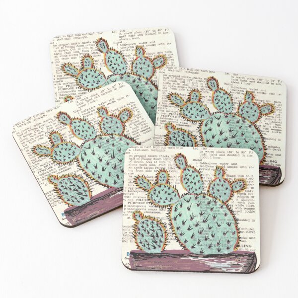 Item preview, Potted Nopal designed and sold by KKatFineArt.