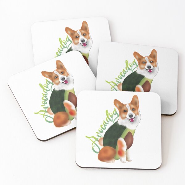 Item preview, Avocadog - Corgi designed and sold by upright-sesame.