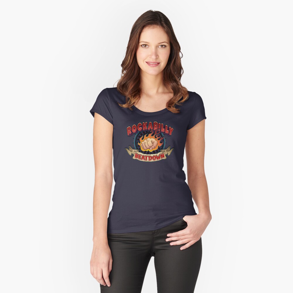 Item preview, Fitted Scoop T-Shirt designed and sold by Rumblecade.