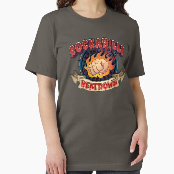 Rockabilly Beatdown (Flaming Fist) Essential T-Shirt