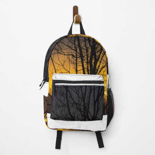 Item preview, Winter sunrise through trees in Knowbury, Shropshire designed and sold by HalcyonPrints.