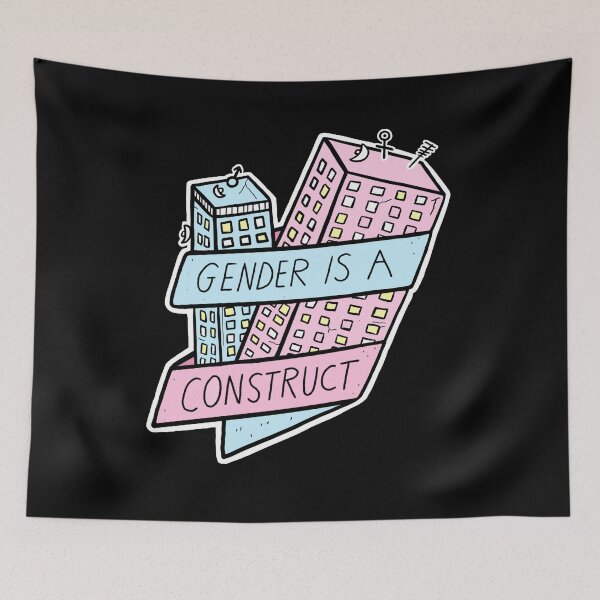 Item preview, Gender Is A Consruct designed and sold by LGBTQIA + Proud.