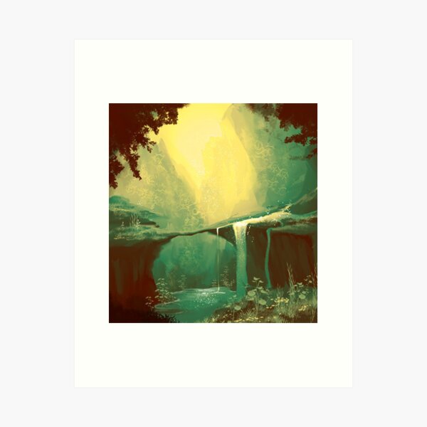 Item preview, Mythic Falls designed and sold by MegankArts.