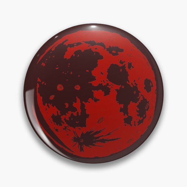 Item preview, Full Moon (Almost) Red designed and sold by meomello.
