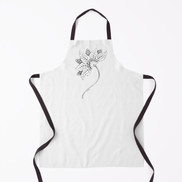 Item preview, Ink drawing - graceful, fanciful Renaissance flower designed and sold by TimeLady's Closet.