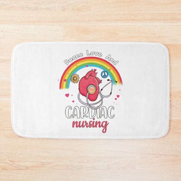 Item preview, Cartoon Heart Cardiac Nurse Gift designed and sold by MrEddie10.
