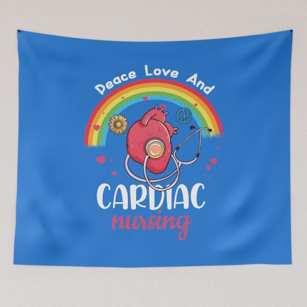 Item preview, Cartoon Heart Cardiac Nurse Gift designed and sold by MrEddie10.