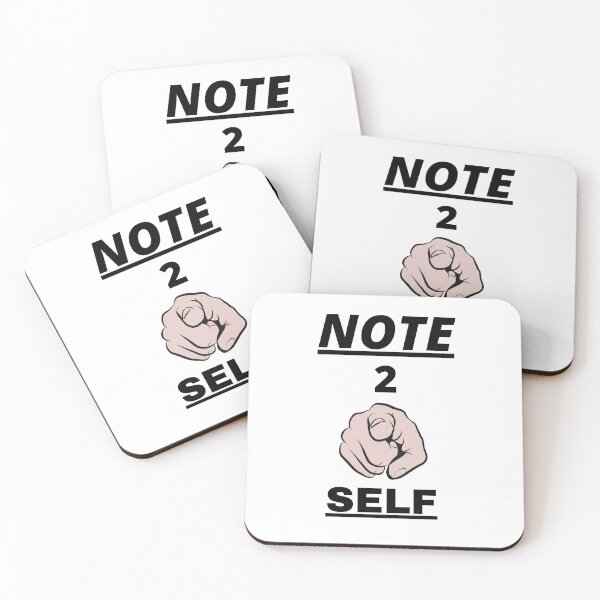 Item preview, Note to self sticker designed and sold by StikEmUp Stickers .