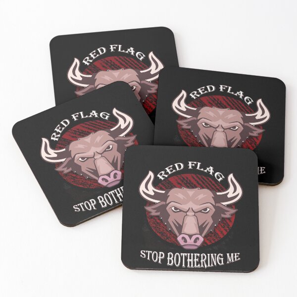 Item preview, RED flag -Stop BOTHERING ME design designed and sold by ShootingStarST.