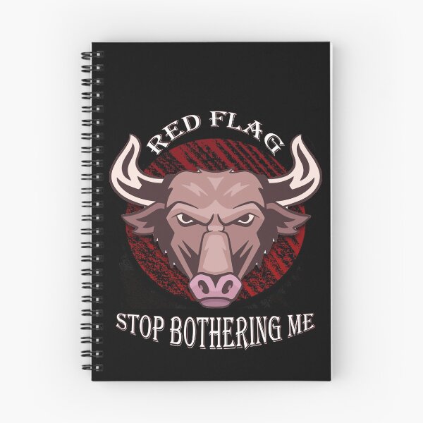 Item preview, RED flag -Stop BOTHERING ME design designed and sold by ShootingStarST.