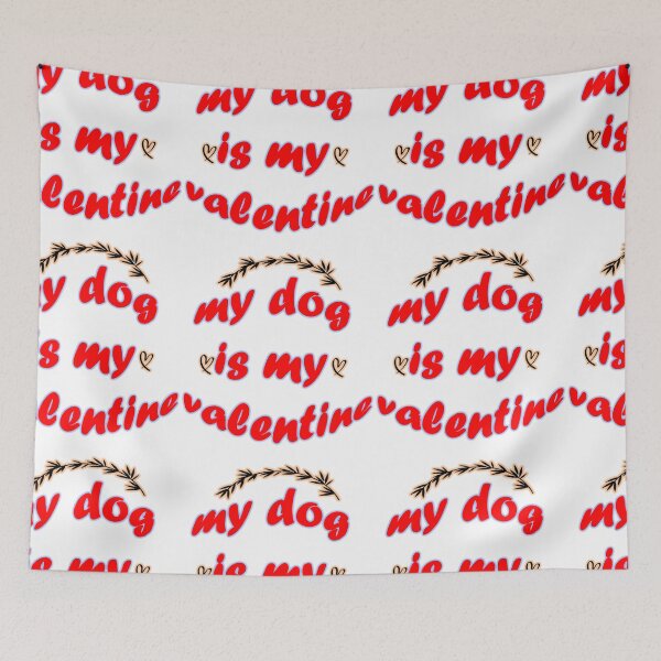 Item preview, My Dog Is My Valentine Cotton Tote Bags, Dog Mom Cotton Tote Bagst, Valentine's Day Cotton Tote Bagst, Dog Lover Cotton Tote Bags, Valentine Gift Cotton Tote Bags designed and sold by Dahani-mo.