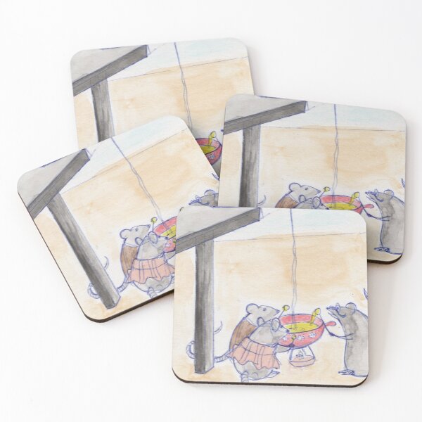 Item preview, Swiss Fondue Mice designed and sold by idledaze.